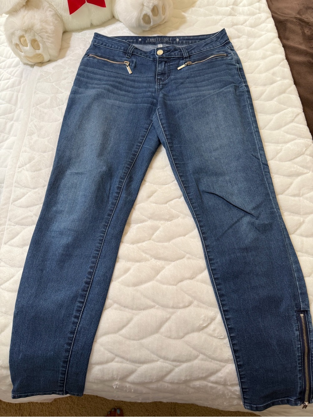 Jennifer Lopez Dark Blue Women's Skinny Ankle Jeans size 6L